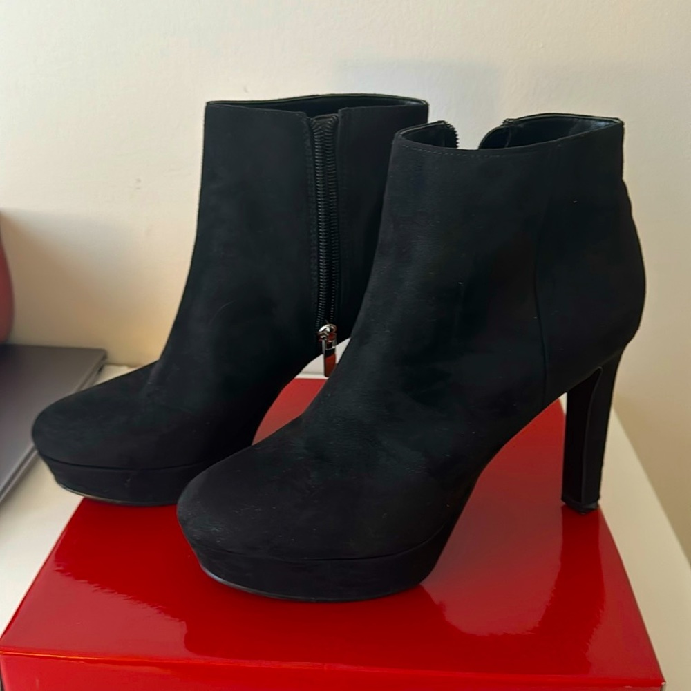 Suede NW booties